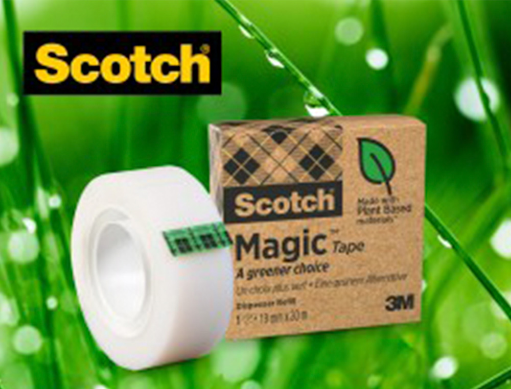 Papereria PAES S L CINTA ADHESIVA SCOTCH MAGIC INVISIBLE ECO 33 MT X