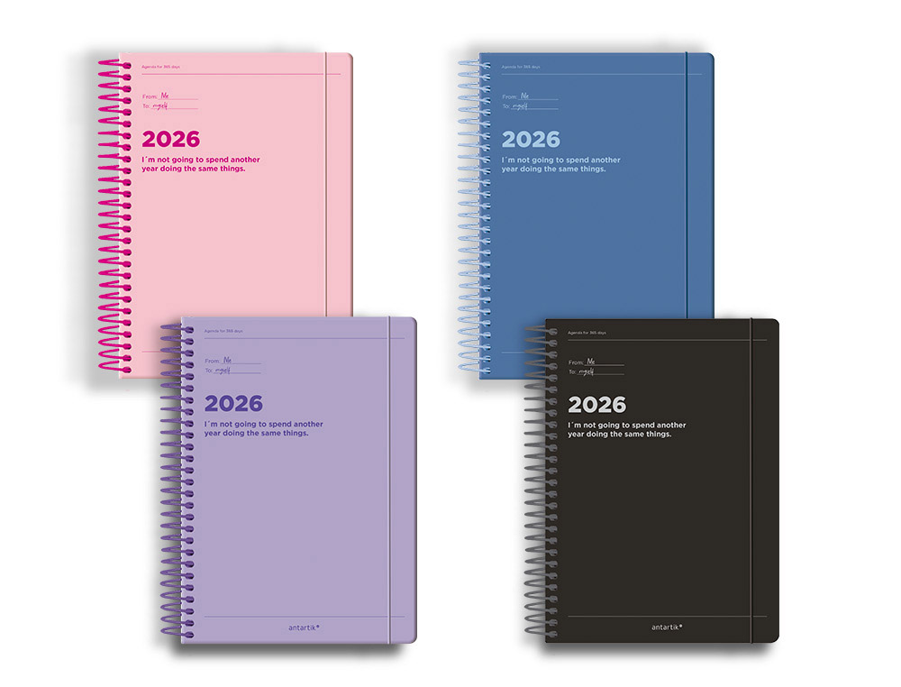 AGENDA ESPIRAL ANTARTIK 2026 MANIFEST EXPOSITOR DE 8 UNIDADES SURTIDAS