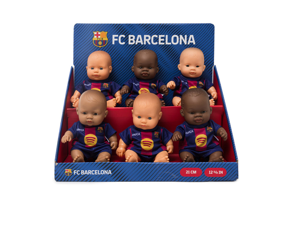 MUECO MINILAND FC. BARCELONA EXPOSITOR DE 12 UNIDADES SURTIDAS