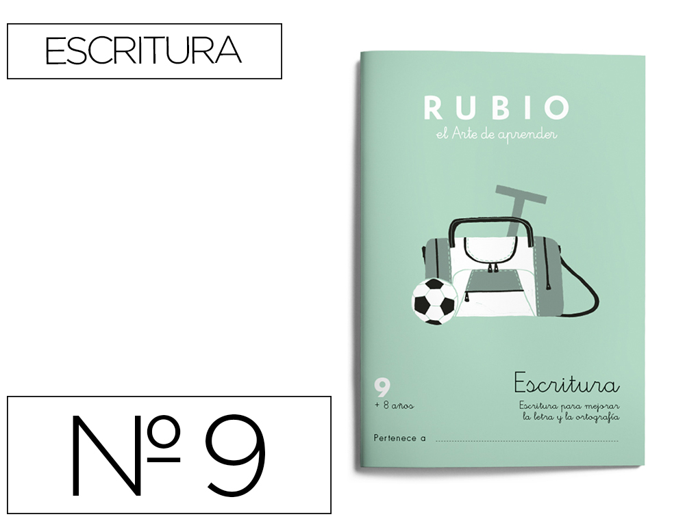 CUADERNO RUBIO CALIGRAFIA N 9