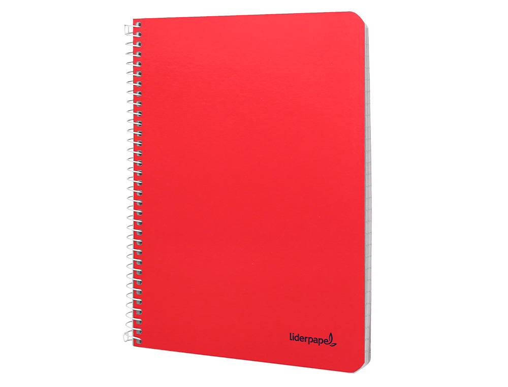 CUADERNO ESPIRAL LIDERPAPEL A5 MICRO SMART TAPA BLANDA 80H60GR HORIZONTAL 7MM DOBLE MARGEN 6 TALADROS COLORES