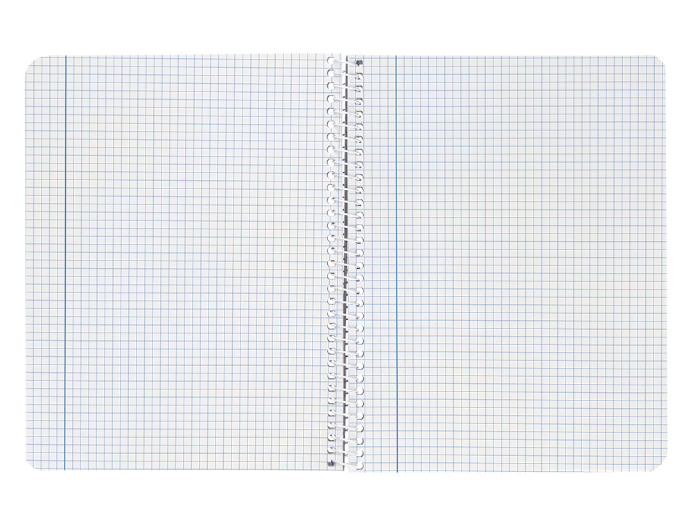 CUADERNO ESPIRAL LIDERPAPEL CUARTO SMART TAPA BLANDA 40H 60GR CUADRO 4MM CON MARGEN COLORES SURTIDOS