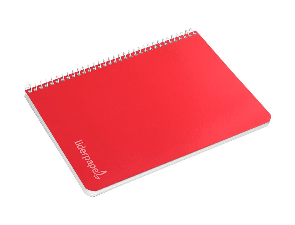 CUADERNO ESPIRAL LIDERPAPEL CUARTO WITTY TAPA DURA 80H 75GR CUADRO 8MM CON MARGEN COLORES SURTIDOS