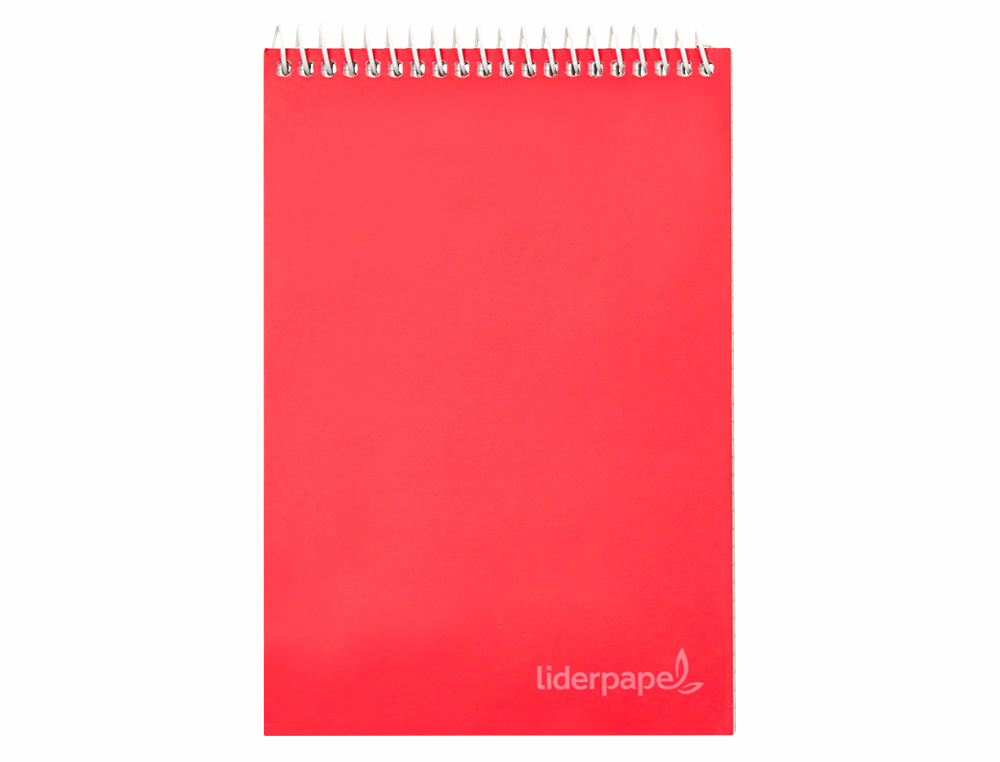 CUADERNO ESPIRAL LIDERPAPEL BOLSILLO DIECISEIAVO APAISADO WITTY TAPA DURA DURA 80H 60GR CUADRO 4 MM COLORES SURTIDOS