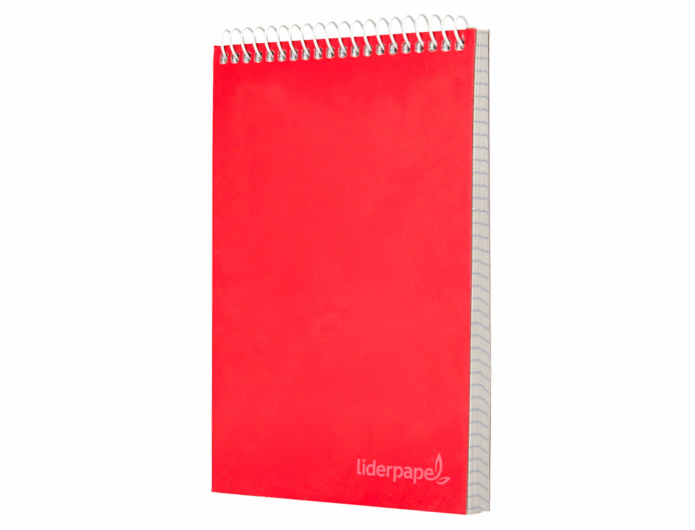 CUADERNO ESPIRAL LIDERPAPEL BOLSILLO DIECISEIAVO APAISADO WITTY TAPA DURA DURA 80H 60GR CUADRO 4 MM COLORES SURTIDOS