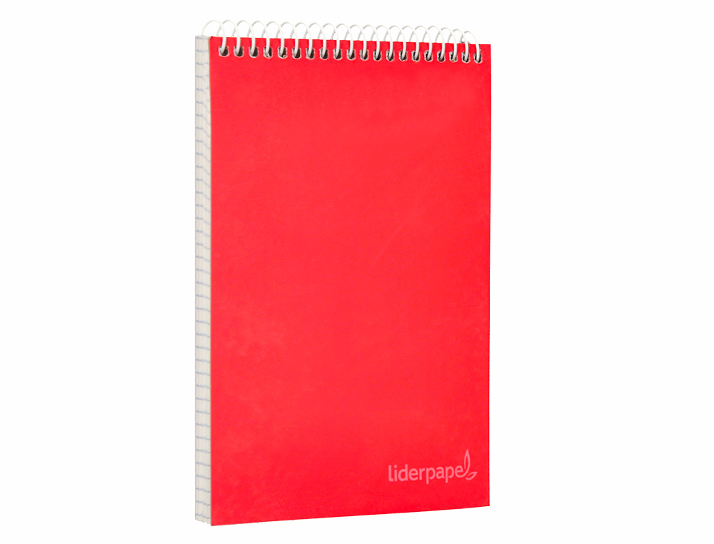 CUADERNO ESPIRAL LIDERPAPEL BOLSILLO DIECISEIAVO APAISADO WITTY TAPA DURA DURA 80H 60GR CUADRO 4 MM COLORES SURTIDOS