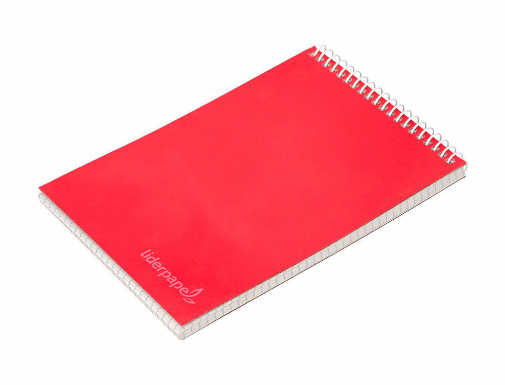 CUADERNO ESPIRAL LIDERPAPEL BOLSILLO DIECISEIAVO APAISADO WITTY TAPA DURA DURA 80H 60GR CUADRO 4 MM COLORES SURTIDOS