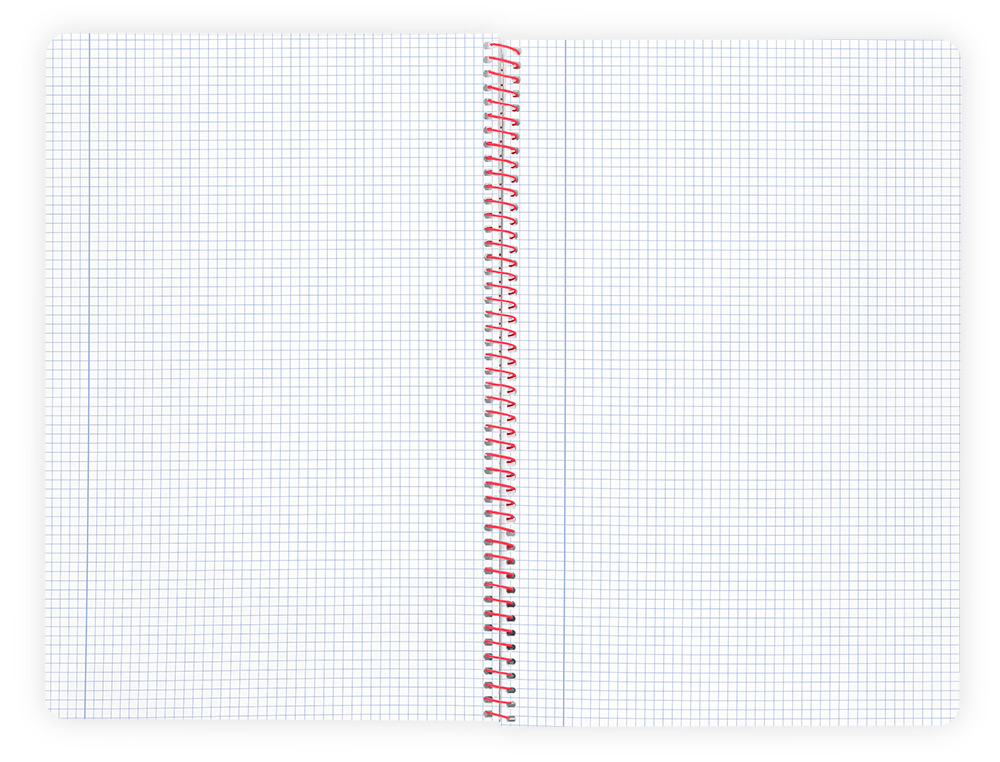 CUADERNO ESPIRAL LIDERPAPEL A4 WONDER TAPA PLASTICO 80H 90GR CUADRO 4MM CON MARGEN COLOR NARANJA