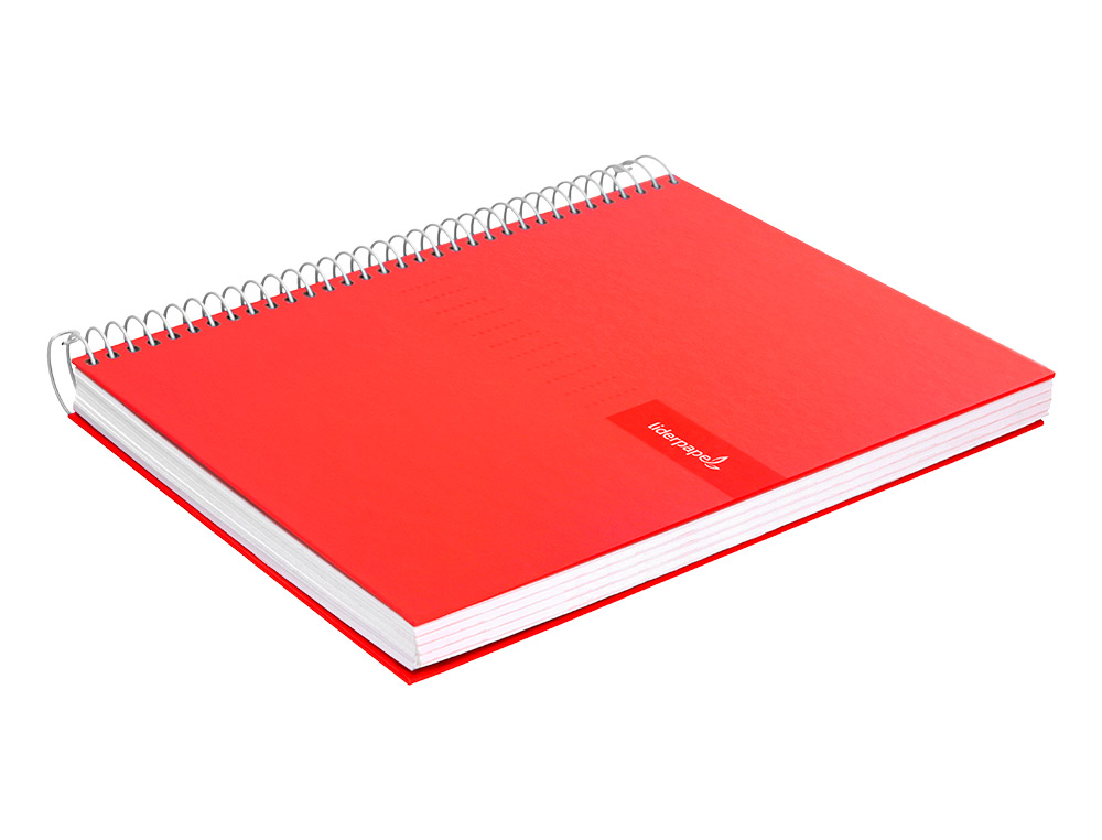 CUADERNO ESPIRAL LIDERPAPEL A5 CRAFTY TAPA FORRADA 80H 90 GR CUADRO 5MM CON MARGEN COLORES SURTIDOS
