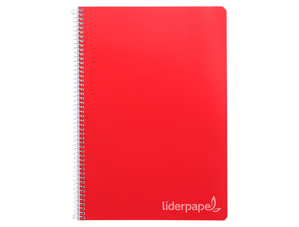 CUADERNO ESPIRAL LIDERPAPEL FOLIO WITTY TAPA DURA 80H 75GR CUADRO 3MM CON MARGEN COLORES SURTIDOS