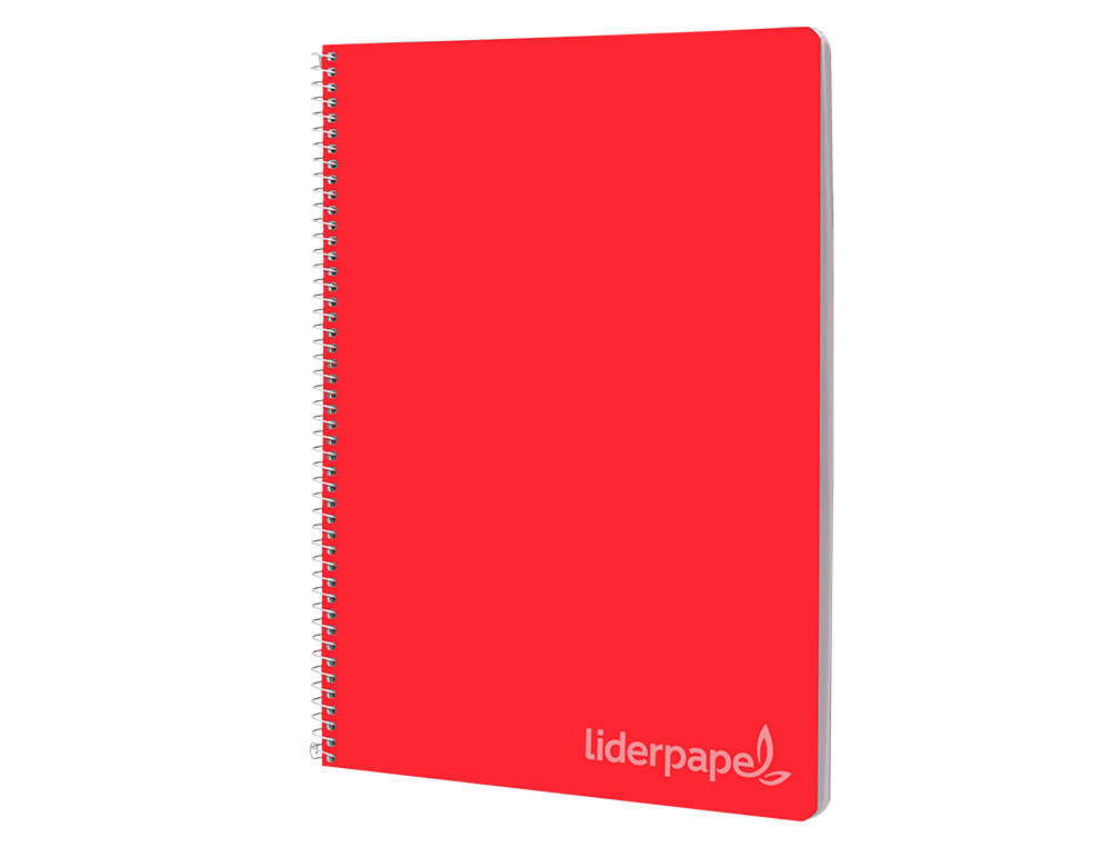 CUADERNO ESPIRAL LIDERPAPEL FOLIO WITTY TAPA DURA 80H 75GR CUADRO 3MM CON MARGEN COLORES SURTIDOS