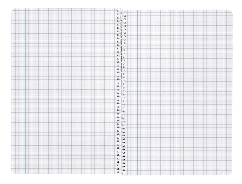 CUADERNO ESPIRAL LIDERPAPEL FOLIO WITTY TAPA DURA 80H 75GR CUADRO 6MM CON MARGEN COLORES SURTIDOS