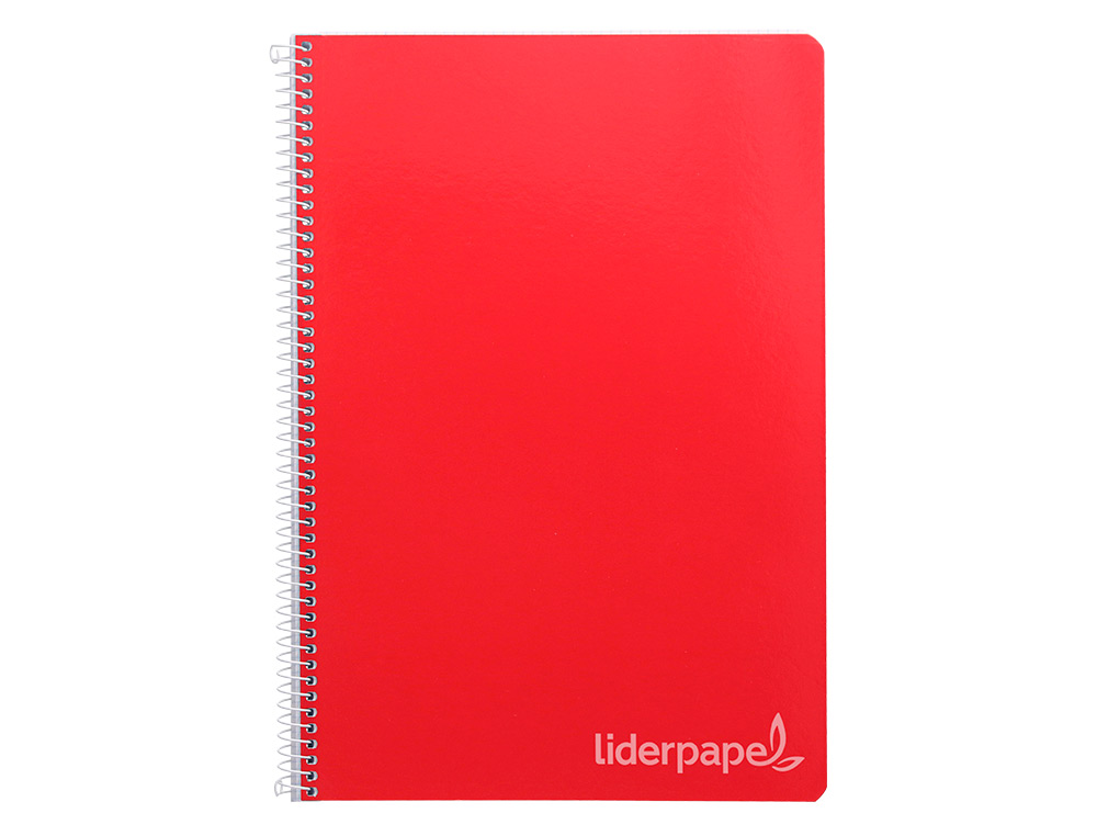 CUADERNO ESPIRAL LIDERPAPEL FOLIO WITTY TAPA DURA 80H 75GR CUADRO 6MM CON MARGEN COLORES SURTIDOS