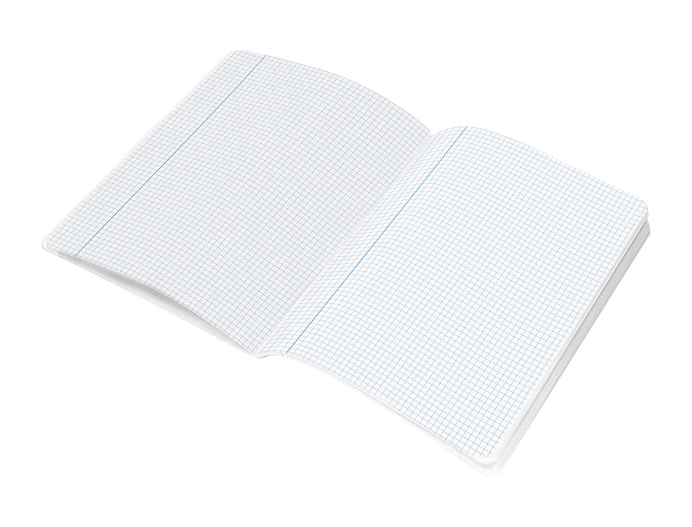 LIBRETA LIDERPAPEL SMART A5 80 HOJAS 60 G/M2 CUADRO 5MM CON MARGEN COLORES SURTIDOS TAPA BLANDA