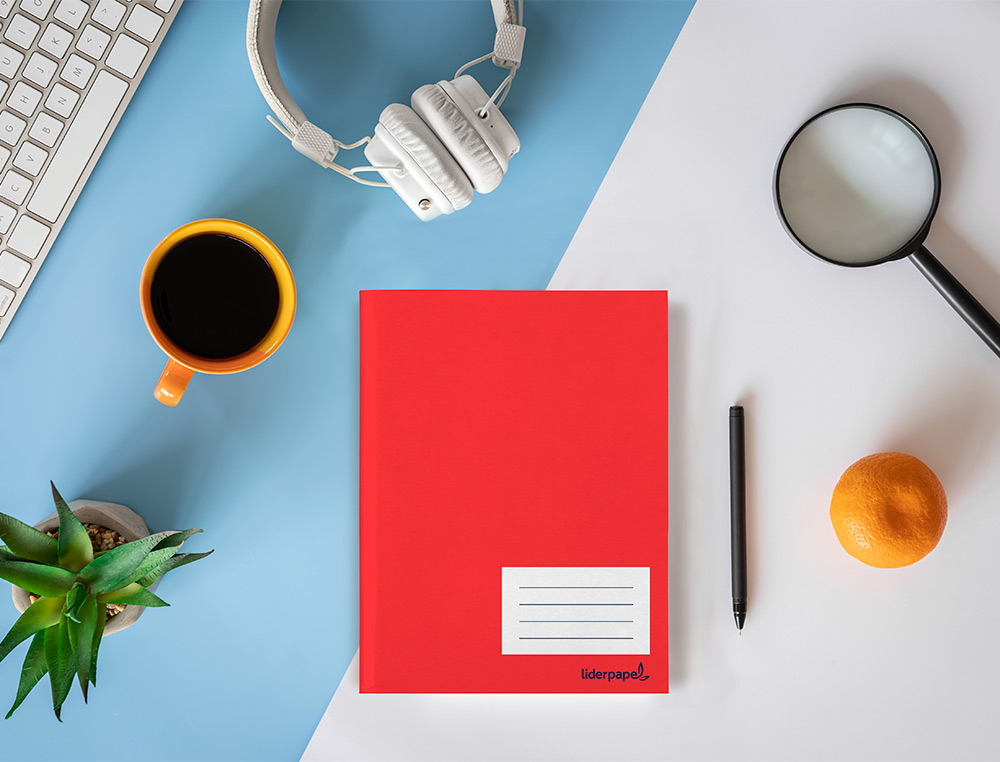 LIBRETA LIDERPAPEL SMART A5 80 HOJAS 60 G/M2 CUADRO 5MM CON MARGEN COLORES SURTIDOS TAPA BLANDA