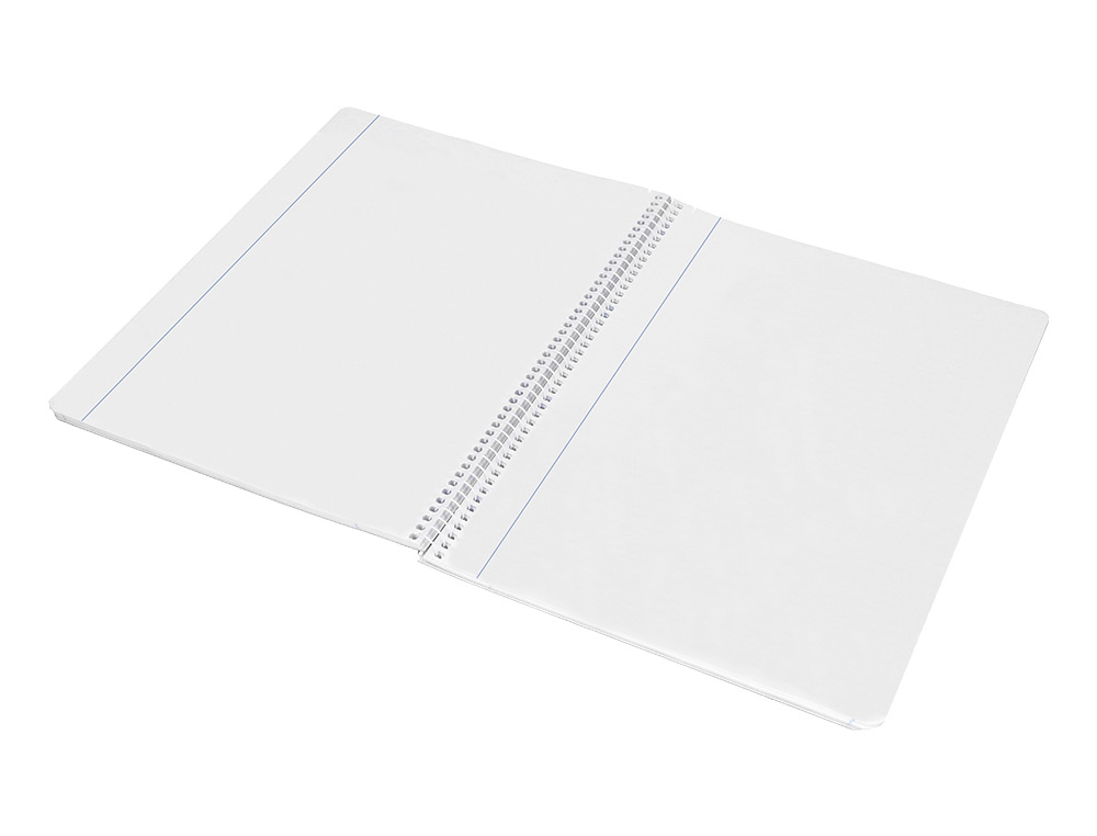 CUADERNO ESPIRAL LIDERPAPEL A4 WONDER TAPA PLASTICO 80H 90 GR LISO COLORES SURTIDOS