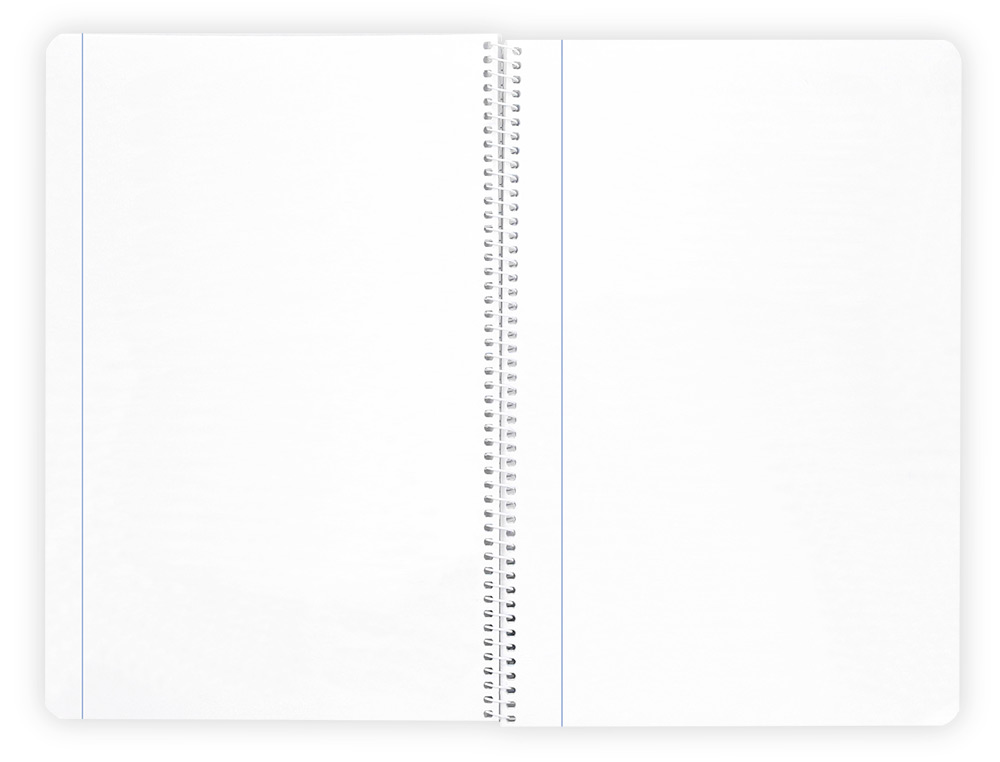 CUADERNO ESPIRAL LIDERPAPEL A4 WONDER TAPA PLASTICO 80H 90 GR LISO COLORES SURTIDOS