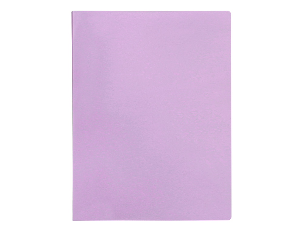 CARPETA LIDERPAPEL ESCAPARATE 20 FUNDAS POLIPROPILENO DIN A4 LAVANDA OPACO