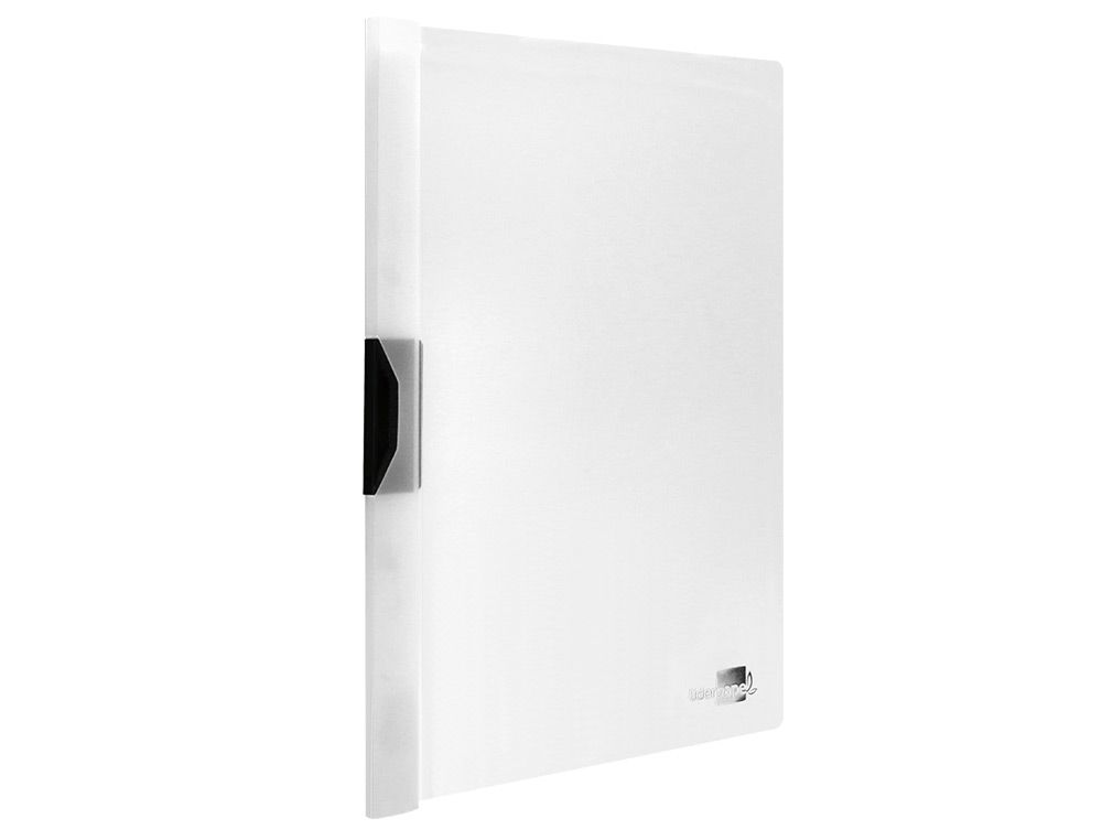 CARPETA LIDERPAPEL DOSSIER PINZA LATERAL POLIPROPILENO DIN A4 TRANSPARENTE 30 HOJAS PINZA DESLIZANTE