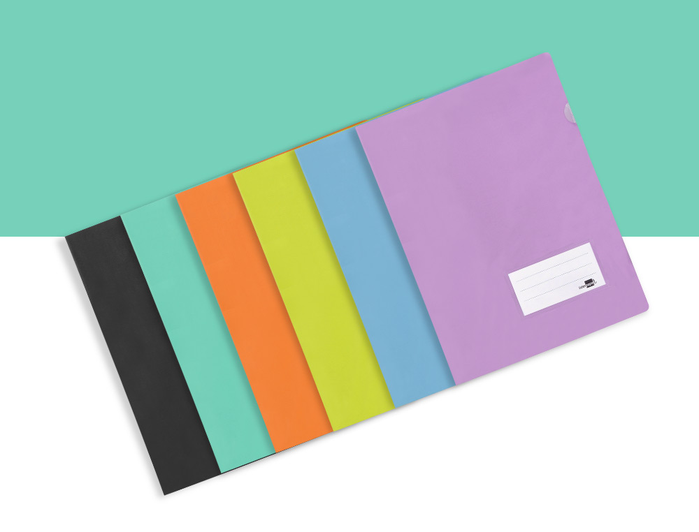 CARPETA LIDERPAPEL DOSSIER A4 UÑERO AMARILLO FLUOR OPACO