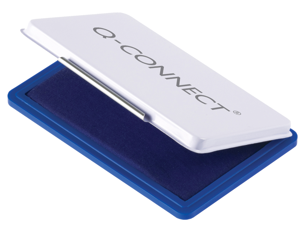 TAMPON Q-CONNECT N3 90X55 MM AZUL