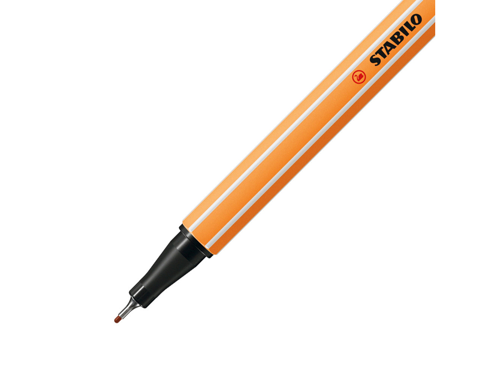 ROTULADOR STABILO PUNTA DE FIB RA POINT 88 SANGUINA PUNTA FINA 0,4MM