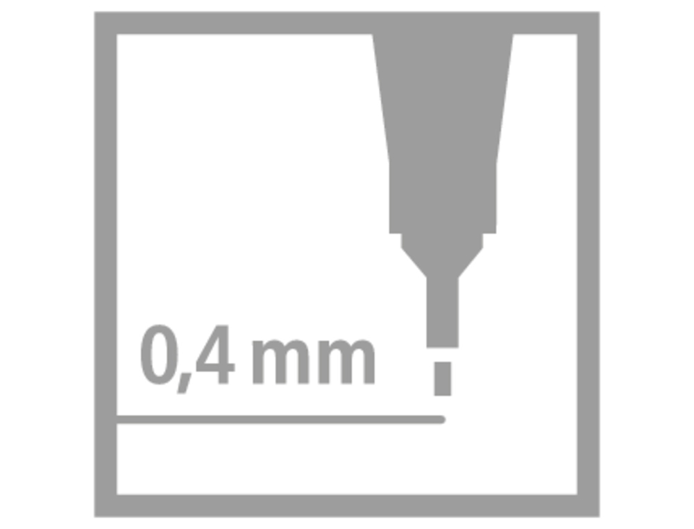 ROTULADOR STABILO PUNTA DE FIB RA POINT 88 SANGUINA PUNTA FINA 0,4MM