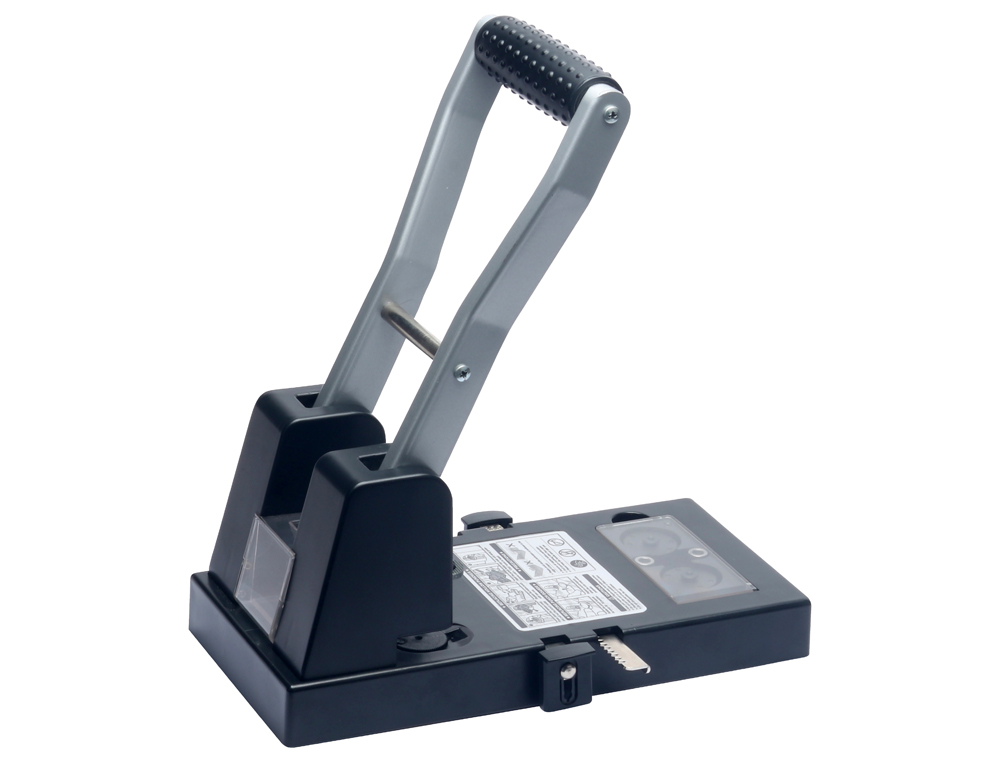 TALADRADOR Q-CONNECT KF18766 NEGRO 2 TALADROS ABERTURA 10 MM CAPACIDAD 100 HOJAS