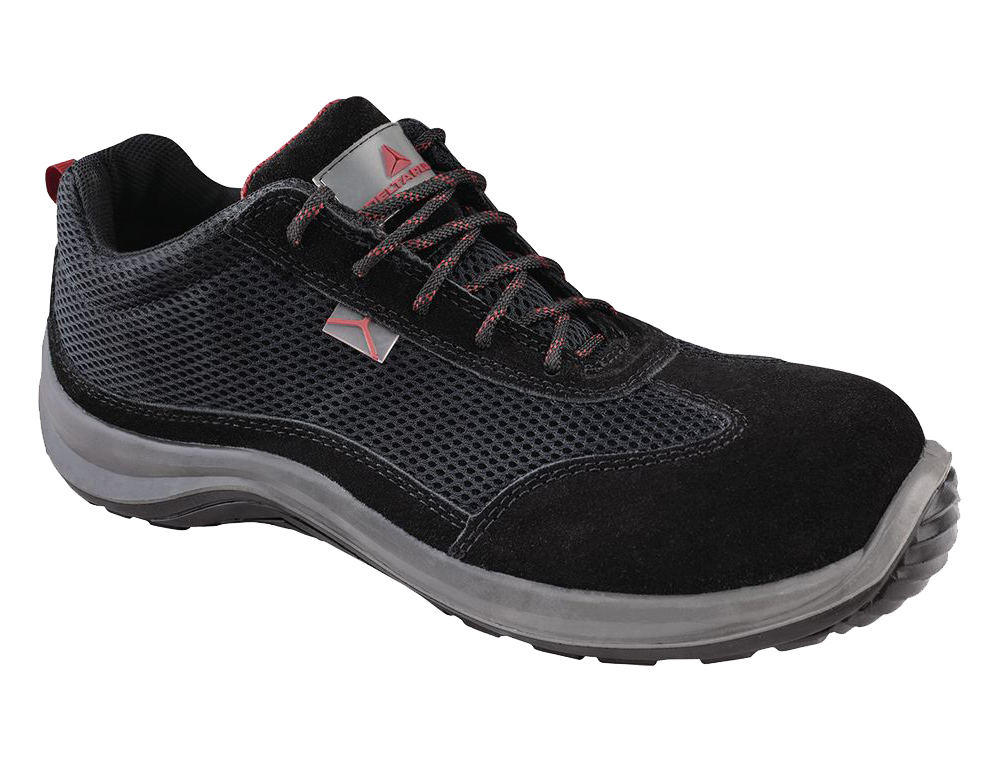ZAPATOS DE SEGURIDAD DELTAPLUS ASTI PIEL DE SERRAJE AFELPADO SUELA DE COMPOSITE NEGRO TALLA 43