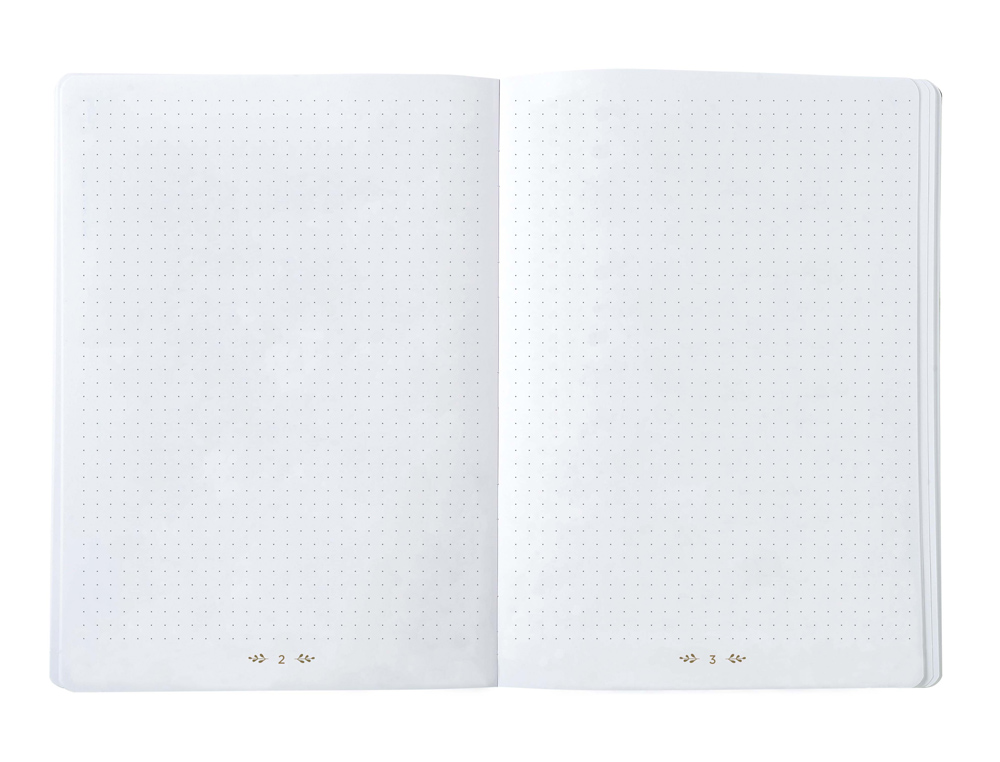 LIBRETA QUO VADIS LIFE JOURNAL INFINITE DOTS PUNTOS 15X21 CM 224 HOJAS TAPA SIMILPIEL ROSA