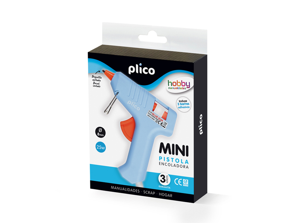 PISTOLA DE SILICONA CALIENTE MINI PLICO 25 W