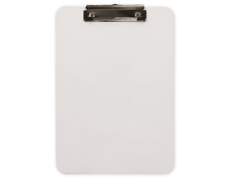 PORTANOTAS Q-CONNECT PLASTICO DIN A4 BLANCO 2,5MM