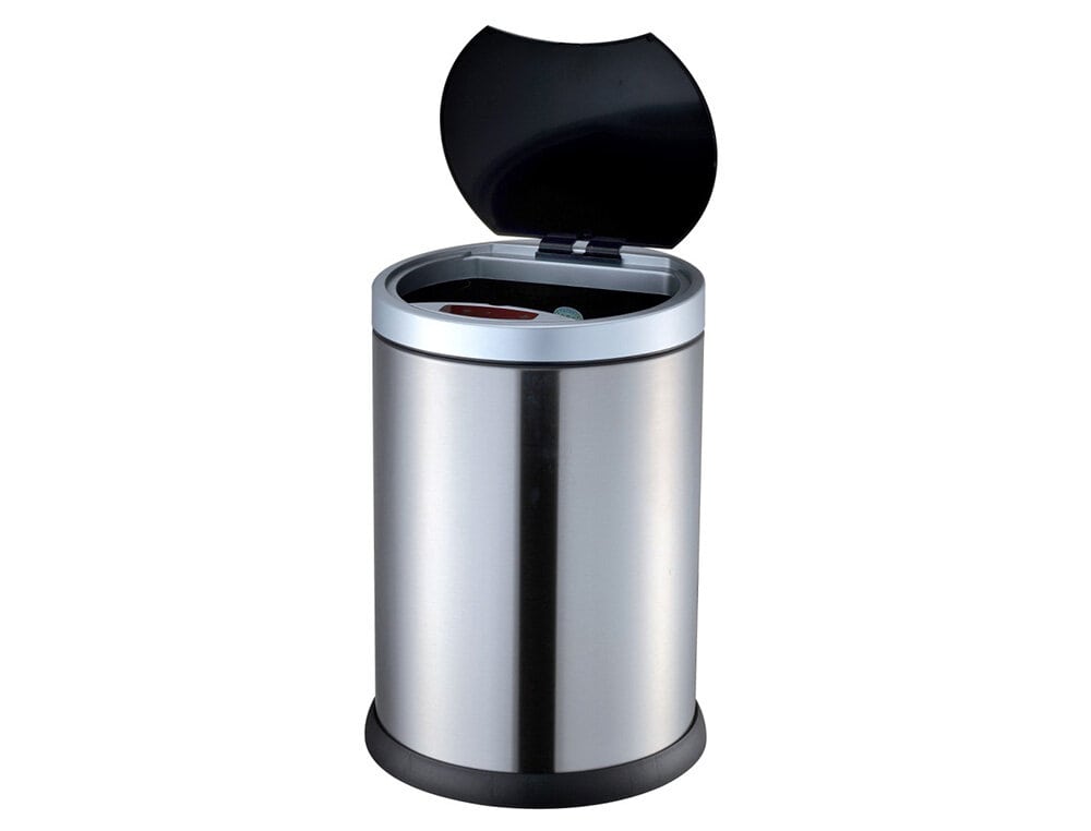 PAPELERA METALICA Q-CONNECT CON SENSOR AUTOMATICO CAPACIDAD 10 LITROS
