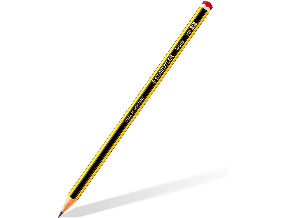 LAPICES DE GRAFITO STAEDTLER NORIS N.2 HB BLISTER PROMOCIONAL 120 ANIVERS DE 3 UDS + AFILALAPIZ CON DEPOSITO