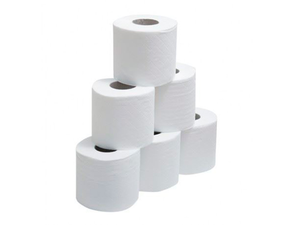 PAPEL SECAMANOS DAHI 2 CAPAS CELULOSA GOFRADA 195 MM X 145 MT PAQUETE DE 6 ROLLOS