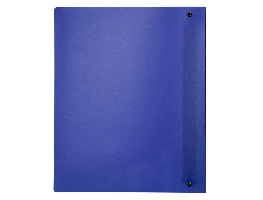CARPETA LIDERPAPEL 4 ANILLAS MIXTAS 40 MM POLIPROPILENO DIN A4 AZUL TRANSLUCIDO