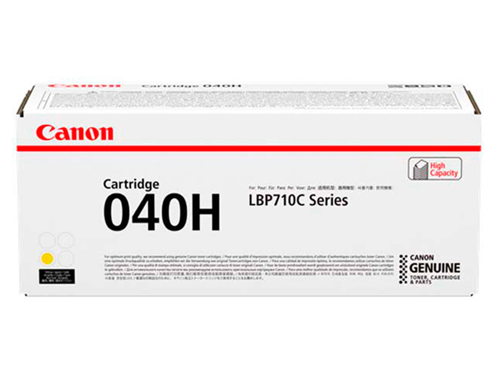 TONER CANON 040HY ALTA CAPACIDAD LBP710 LBP712 AMARILLO