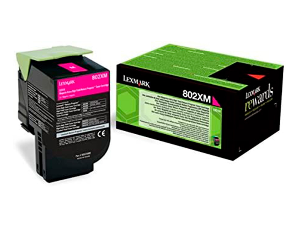 TONER LASER LEXMARK 80C2XME MAGENTA 4000 PAGINAS