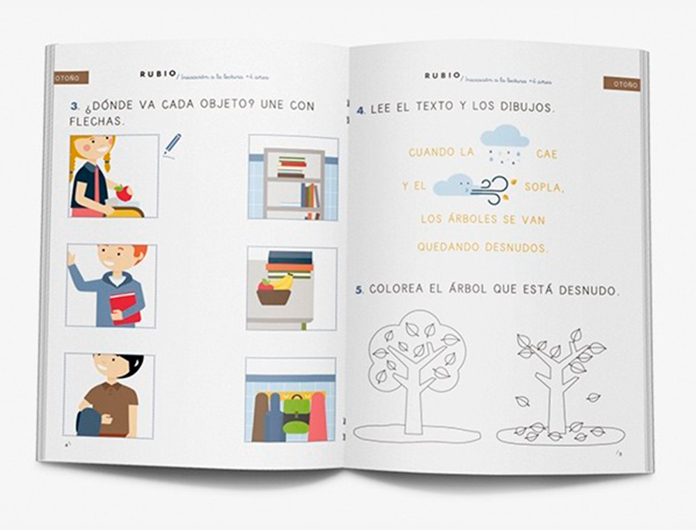 CUADERNO RUBIO INICIACION A LA LECTURA + 4 AOS