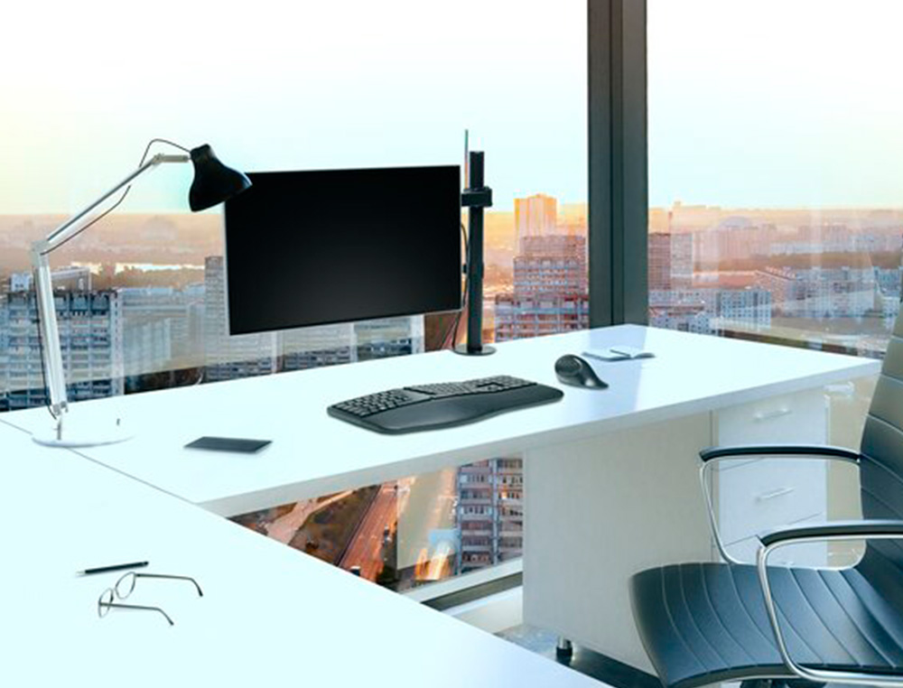 BRAZO KENSINGTON SMARTFIT ERGO EXTENSIBLE PARA UN MONITOR 456X135X233 MM