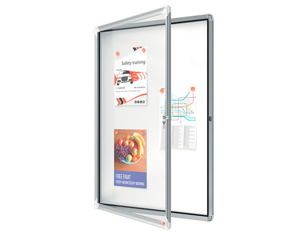 VITRINA DE ANUNCIOS NOBO PREMIUM PLUS MAGNETICA DE EXTERIOR 9 X DIN A4 1000X752X45 MM