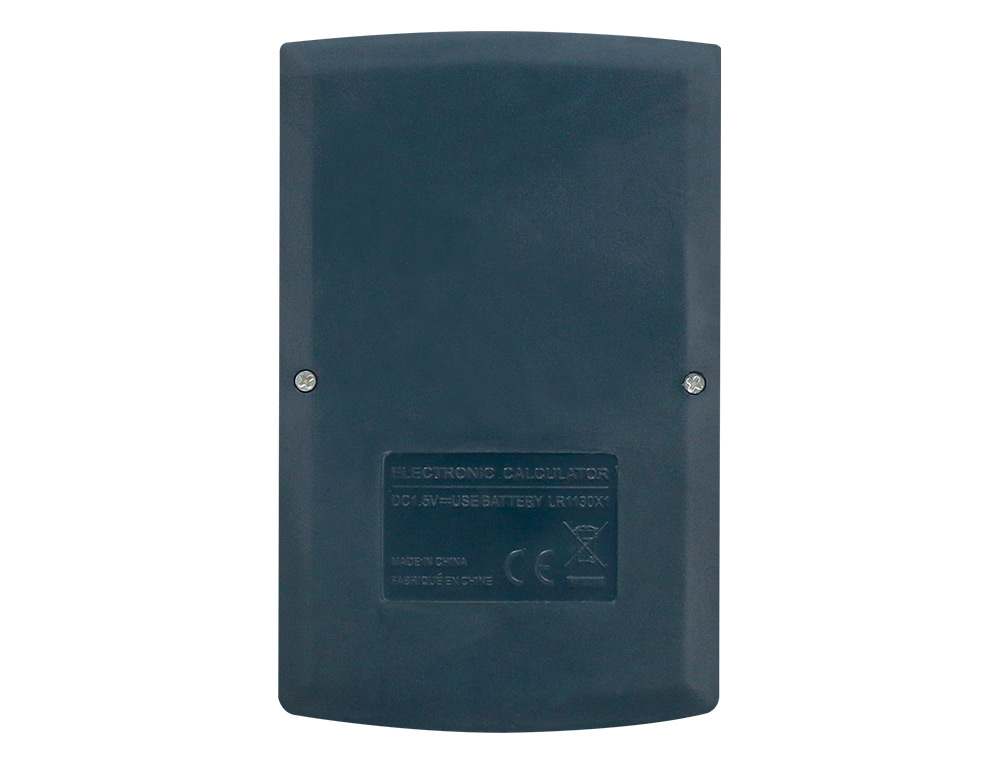 CALCULADORA LIDERPAPEL BOLSILLO XF06 8 DIGITOS SOLAR Y PILAS COLOR AZUL 98X62X8 MM