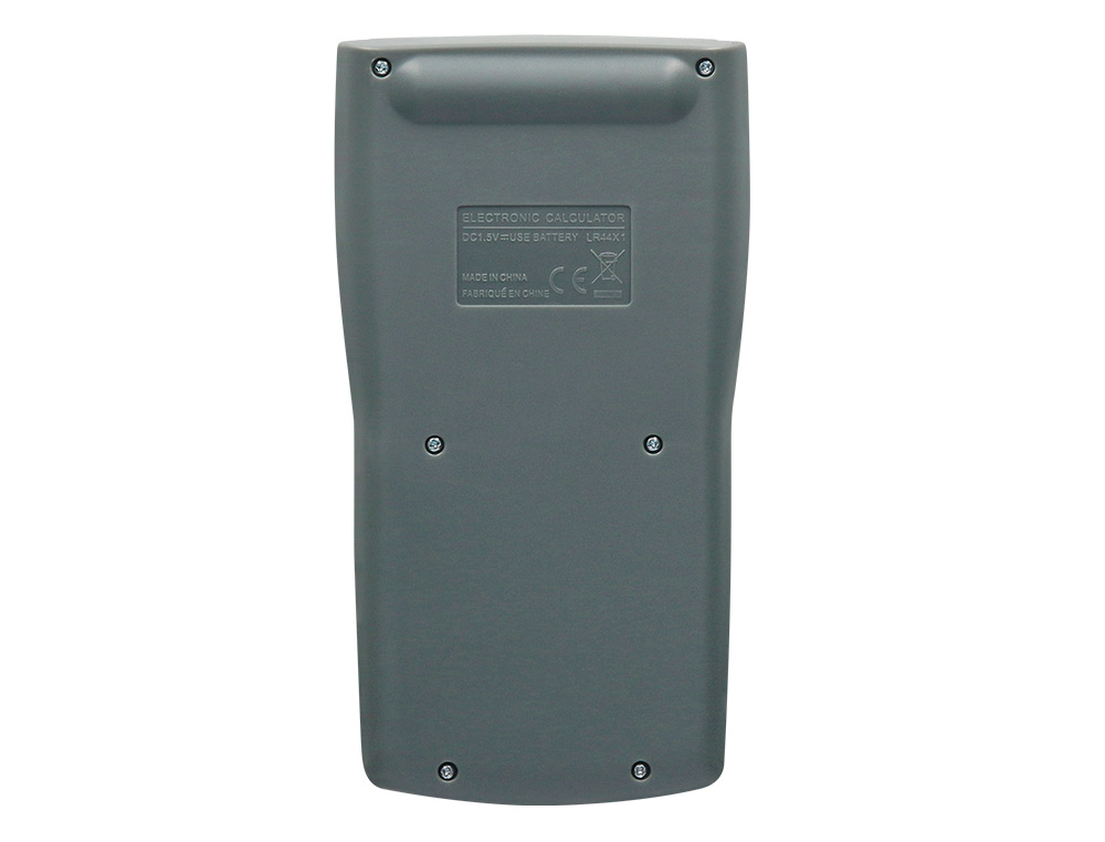 CALCULADORA LIDERPAPEL CIENTIFICA XF34 12 DIGITOS 240 FUNCIONES CON TAPA SOLAR Y PILAS COLOR GRIS 156X85X20
