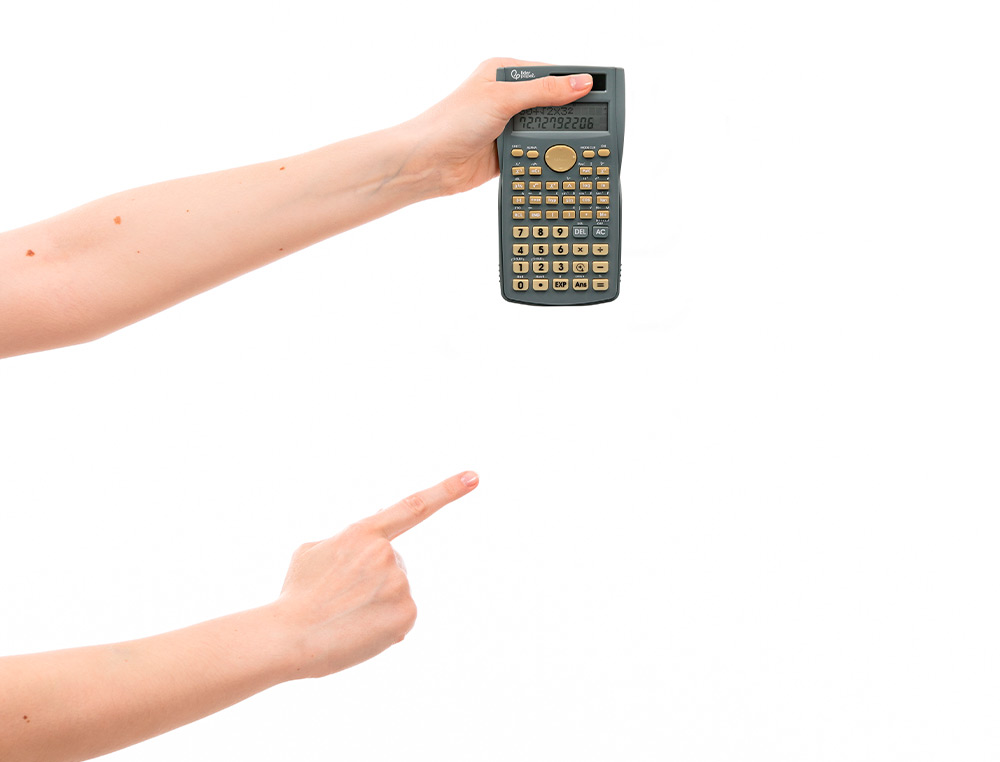 CALCULADORA LIDERPAPEL CIENTIFICA XF34 12 DIGITOS 240 FUNCIONES CON TAPA SOLAR Y PILAS COLOR GRIS 156X85X20