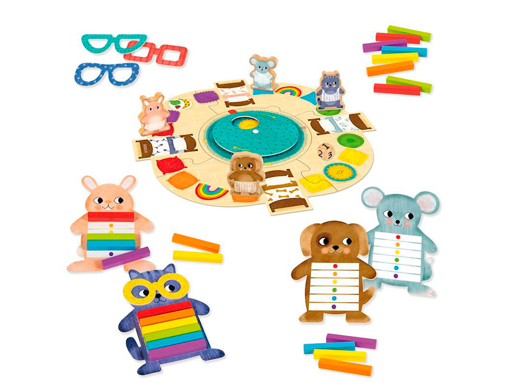 JUEGO GOULA DIDACTICO VESTIRSE DE COLORES