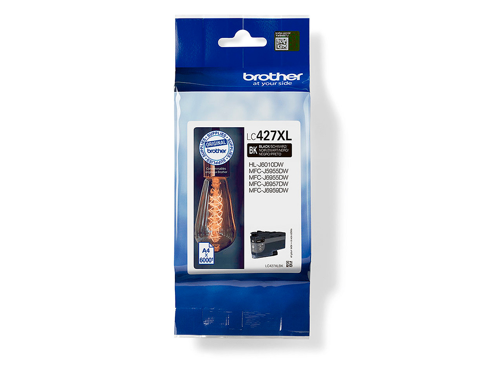 INK-JET BROTHER LC427XLBK MFCJ5955DW / 6955DW NEGRO ALTA CAPACIDAD 6000 PAGINAS