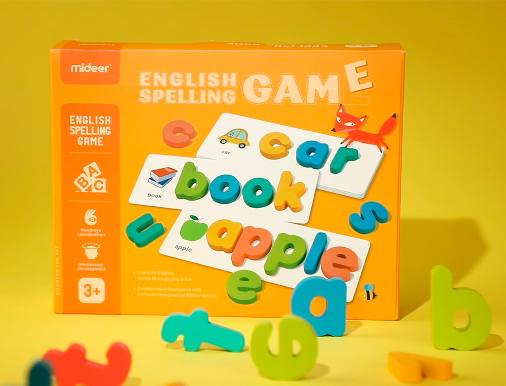 JUEGO DIDACTICO MIDEER EMPAREJAR LETRAS EN INGLES