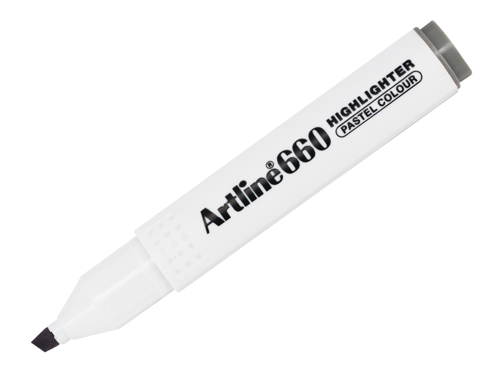 ROTULADOR ARTLINE FLUORESCENTE EK-660 GRIS PASTEL PUNTA BISELADA