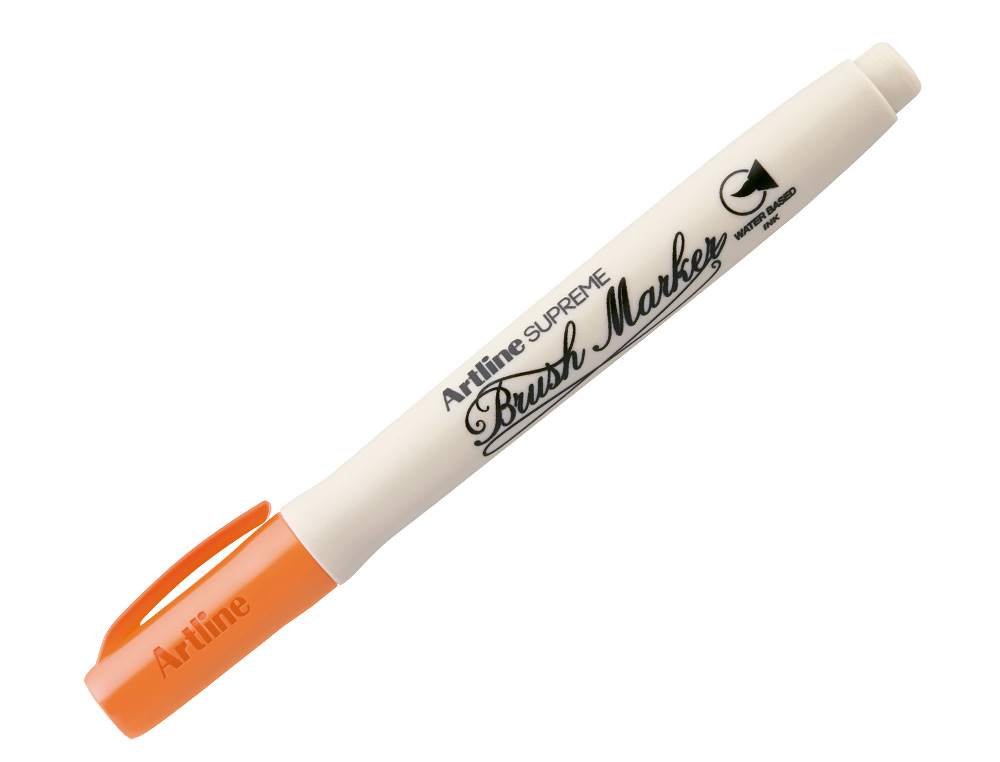 ROTULADOR ARTLINE SUPREME BRUSH EPFS PINTURA BASE DE AGUA PUNTA TIPO PINCEL TRAZO FINO OCRE