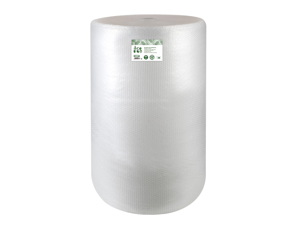 PLASTICO BURBUJA LIDERPAPEL ECOUSE 1X200M 30% DE PLASTICO RECICLADO